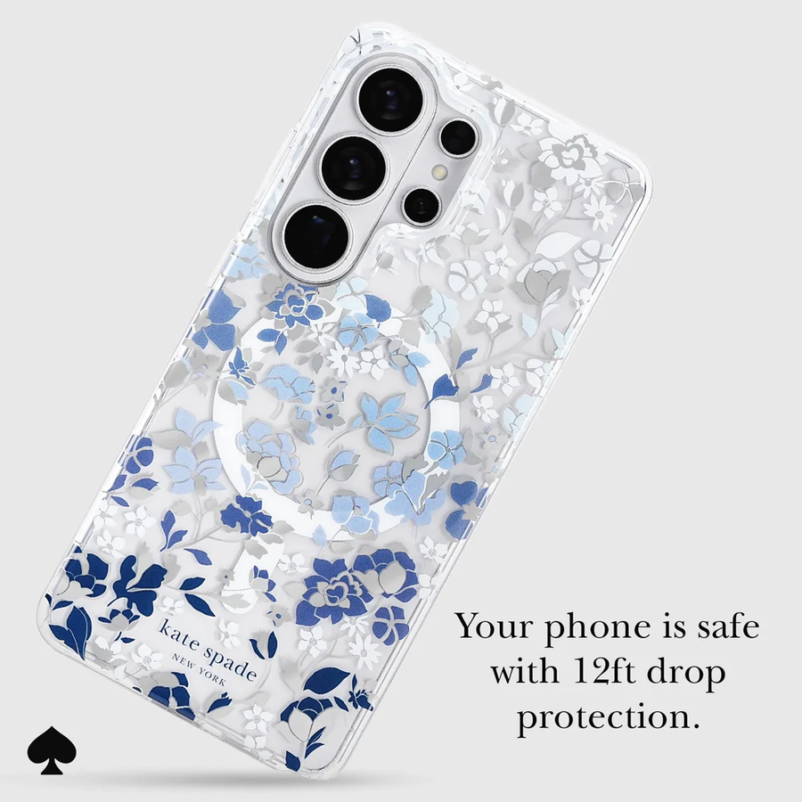KS059882 - Kate Spade Protective - Samsung GS26 Ultra - Flowerbed Blue