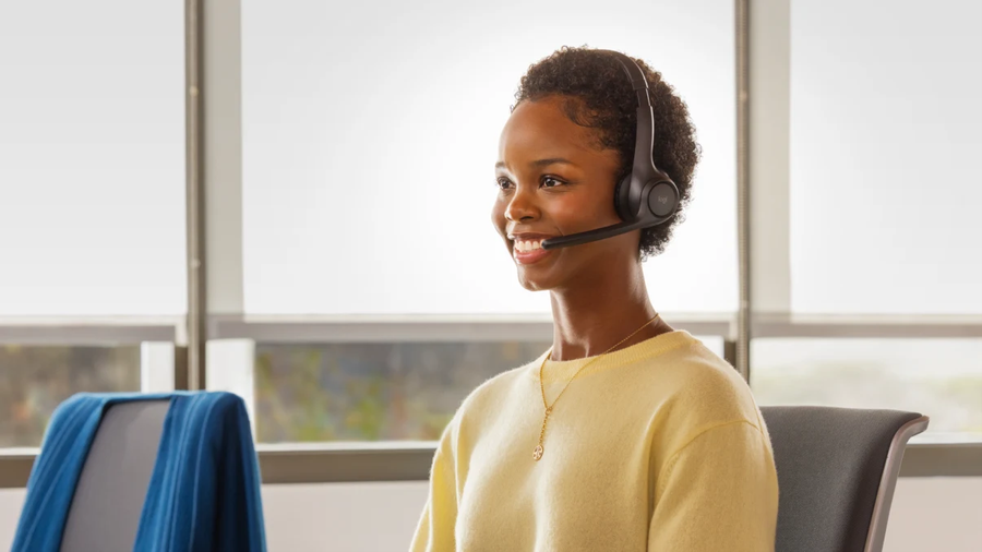 981-001459 - Logitech Zone 305 Wireless Headset with Out Receiver - Teams Business