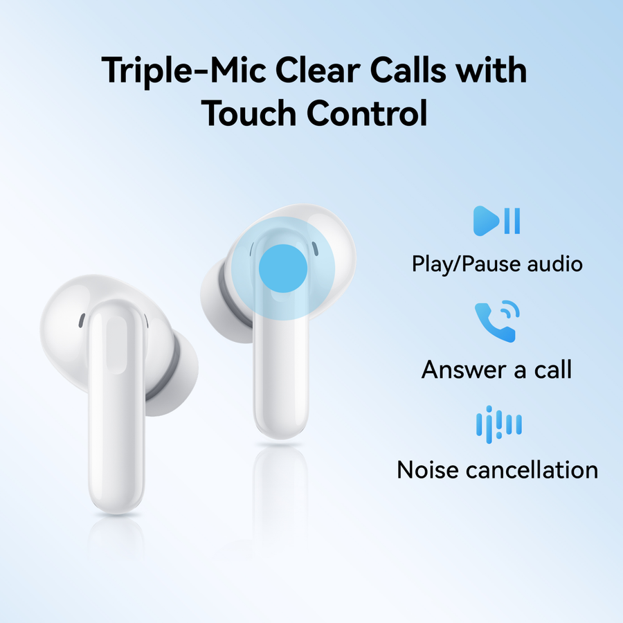 Huawei FreeBuds SE 4 ANC True Wireless Noise Cancelling In-Ear Headphones - White