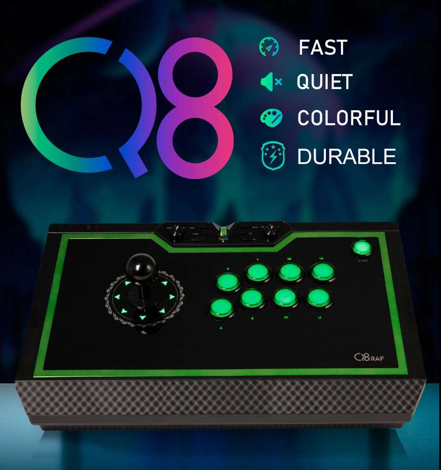 QGQ8AS - Qanba  Q8-GR PC Arcade Stick (Fighting Stick)