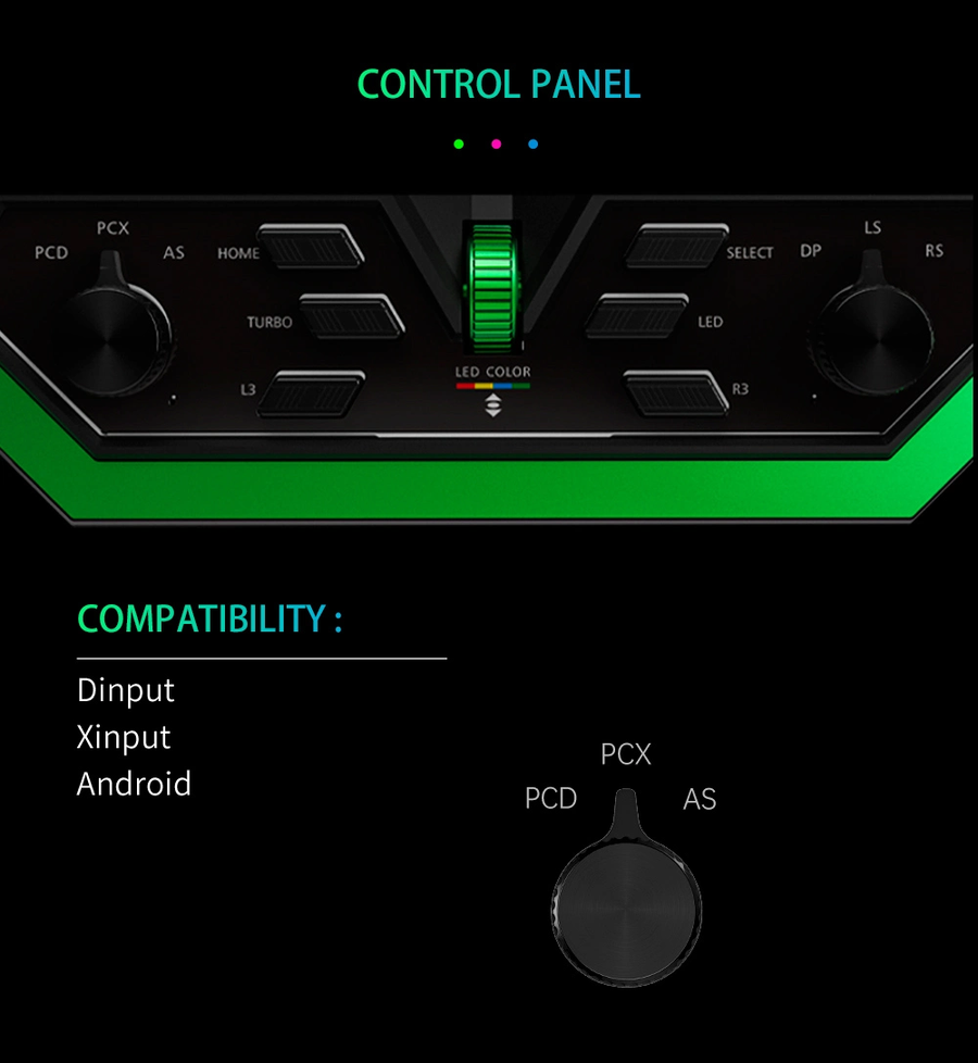 QGQ8AS - Qanba  Q8-GR PC Arcade Stick (Fighting Stick)