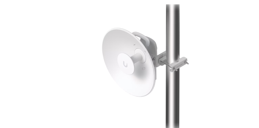 UISP-Dish-Mini - Ubiquiti UISP Dish Mini 5-7 GHz Compact Dish with 26 dBi Gain and Radio Direct Connect