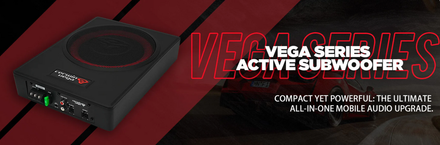 VPAS821 - CERWIN VEGA 8" 2 CH UNDERSEAT ACTIVE SUBWOOFER 290W MAX 150W RMS X1 | 70W RMS X2 @ 4OHM