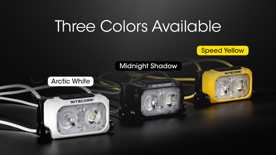 NU21 YELLOW - NITECORE 360 LUMEN USB RECHARGEABLE LED HEADLAMP TORCH YELLOW