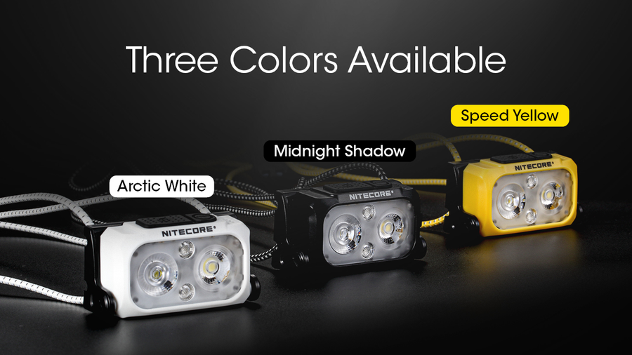 NU21 BLACK - NITECORE 360 LUMEN USB RECHARGEABLE LED HEADLAMP TORCH BLACK