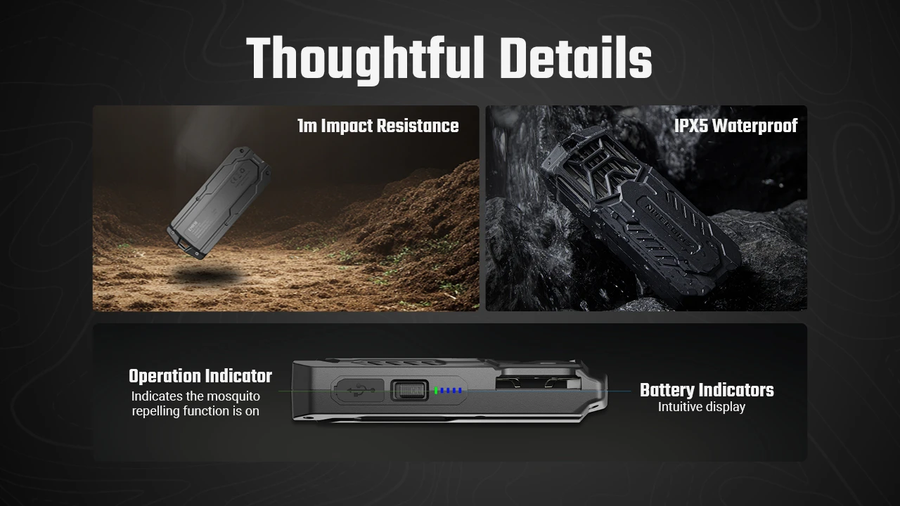 EMR16 - NITECORE MULTIPURPOSE PORTABLE ELECTRONIC REPELLER