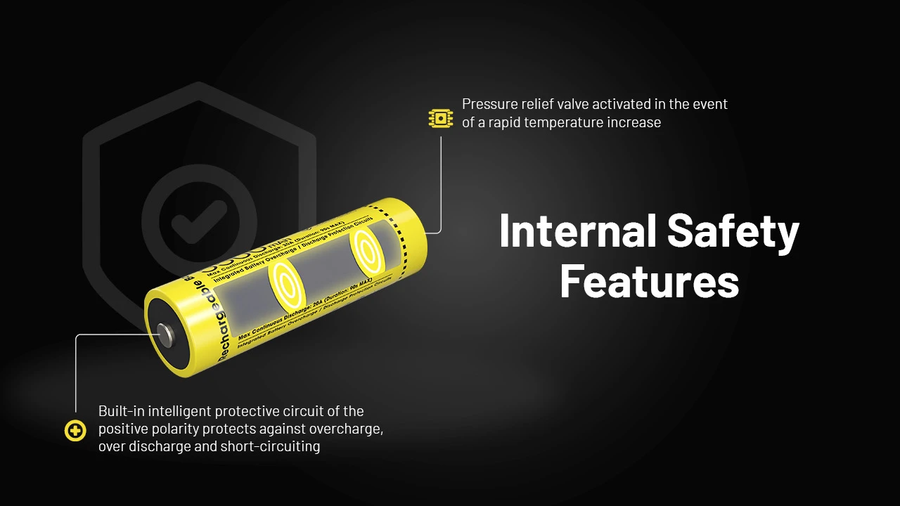 NL2155HP - NITECORE 5500MAH WIEDERAUFLADBARE 21700 LI-ION-BATTERIE