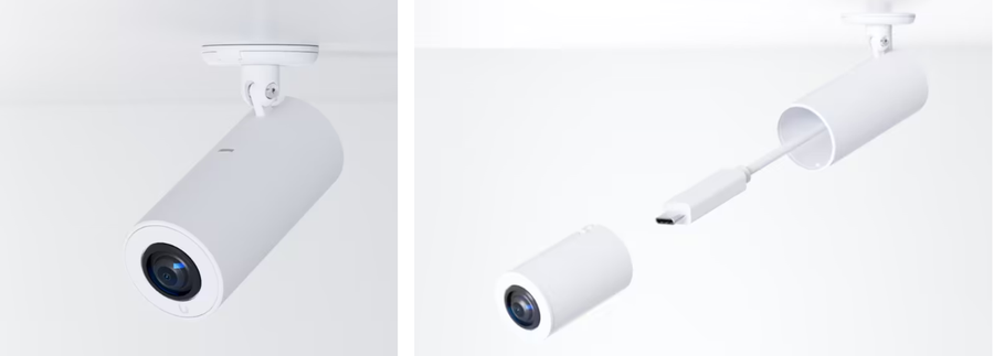 UACC-AI-Theta-Pro-Angle-Mount-Camera - Ubiquiti UniFi Protect Angled ceiling mount for AI Theta Pro Lenses