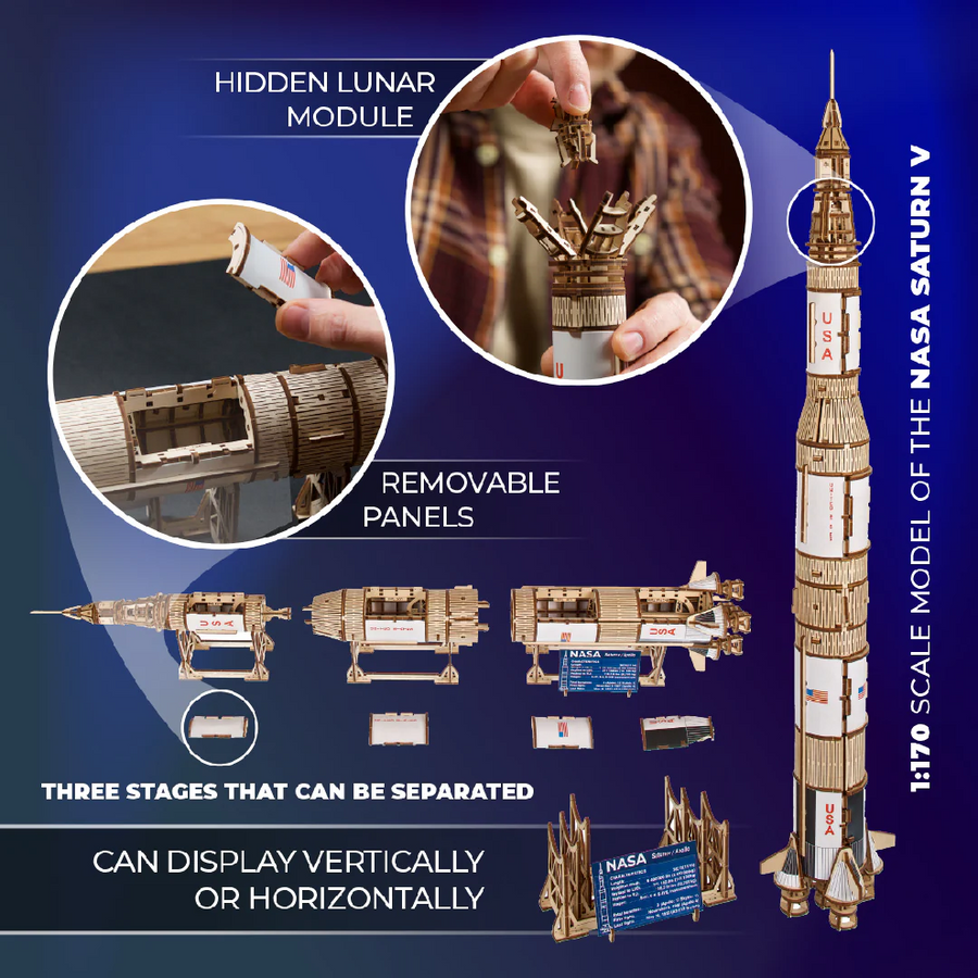 122239 - Ugears NASA Saturn V