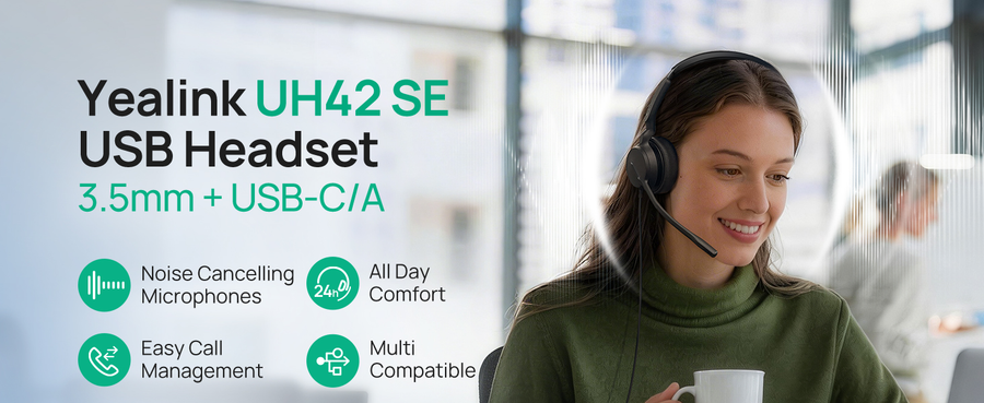 Yealink 1308218 - UH42 SE Dual Teams USB-C/A