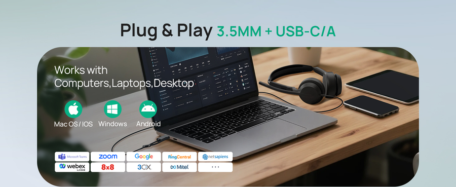 Yealink 1308218 - UH42 SE Dual Teams USB-C/A
