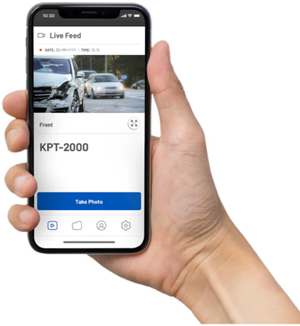 Kapture KPT-2000 2K Discreet Dash Cam with Wi-Fi and GPS Logger