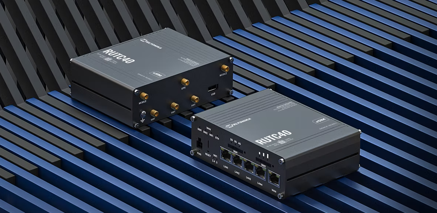 RUTC40 - Teltonika RUTC40 Global 4G Edge Router with WiFi 6, GPS and Docker Support