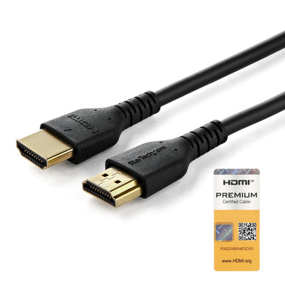 StarTech.com RHDMM1MP - Cable - Premium High Speed HDMI Cable 1m