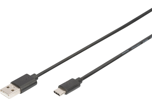 Digitus USB Type-C (M) to USB Type A (M) 1.8m Connection Cab