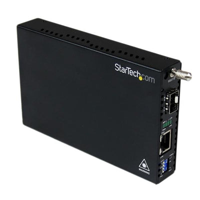 StarTech.com ET91000SFP2 Gigabit Fiber Media Converter - Open SFPConverter - EthernetMediaConverter-Fiber Optic Media Converter - Fiber Optic to Ethernet Converter
