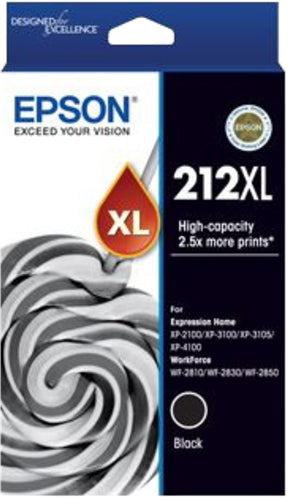 Epson 212XL Black High Yield Ink Cartridge EP0725