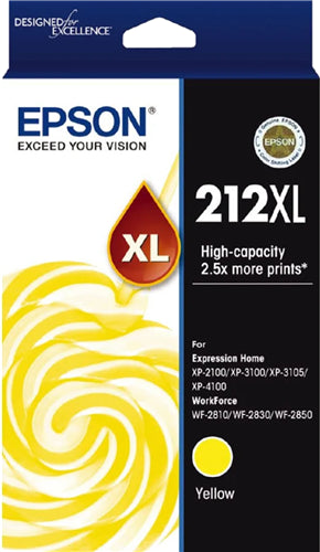 Epson 212XL Yellow High Yield Ink Cartridge EP0728