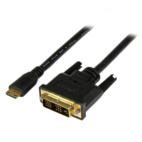 StarTech.com HDCDVIMM1M - 1m Mini HDMI to DVI-D Cable - M/M