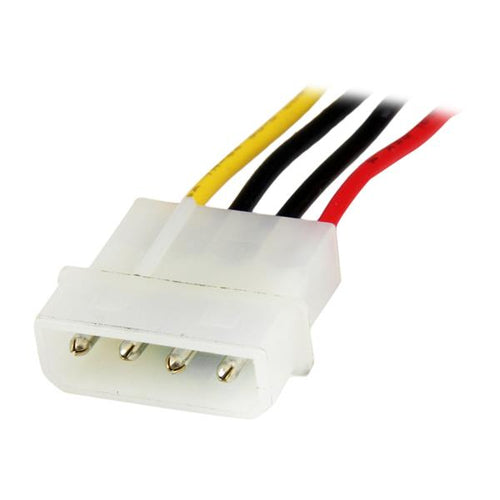 StarTech.com LP4POWEXT12 - 12in Molex LP4 Power Extension Cable M/F