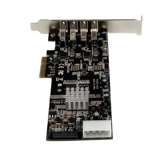PEXUSB3S42V - STARTECH.COM 4PORT PCIE USB 3.0 CONTROLLER CARD W/ 2 INDEPENDENT CHANNELS, 2 YR