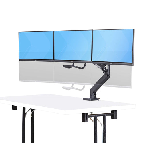 3M1A3SG-MONITOR-ARM - STARTECH.COM CROSSBAR TRIPLE MONITOR DESK MOUNT, VESA 75X75/100X100, 5 YR