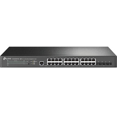 TP-Link TL-SG3428XPP-M2 - TP LINK JetStream 24-Port 2.5GBASE-T and 4-Port 10GE SFP+ L2+ Managed Switch with 16-Port PoE+ & 8-Port PoE++