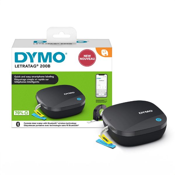 DYMO 2172863 - LetraTag 200B Portable Bluetooth Label Maker. Compact Lightweight & Battery