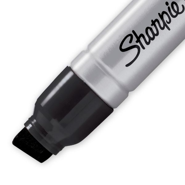 SHARPIE 2178494 - Single Magnum Permanent Marker w/ Durable Chisel Tip. Extra-wide Chisel Tip. Bold