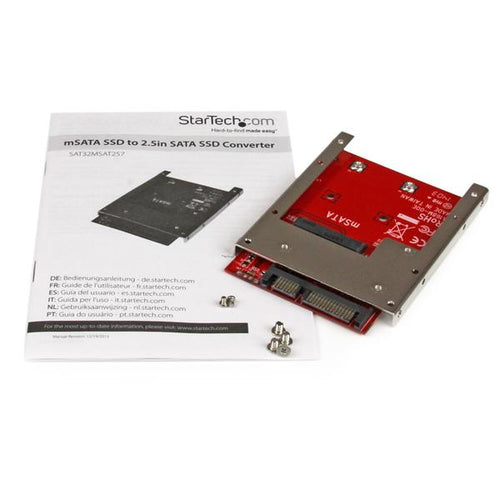 StarTech.com SAT32MSAT257 - mSATA SSD to 2.5IN SATA Adapter Converte