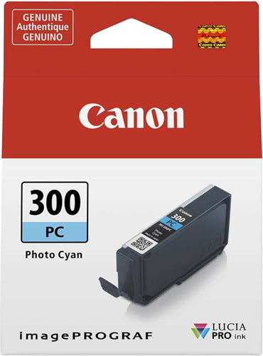 Canon PFI-300PC Photo Cyan Ink Cartridge