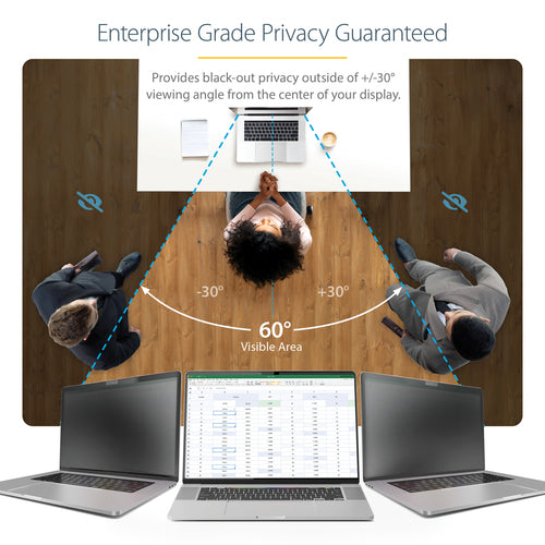 STARTECH.COM 14" MACBOOK PRO 21/23 LAPTOP PRIVACY SCREEN, ANTI-GLARE PRIVACY FILTER 2 YR