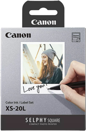 Canon Selphy XS-20L Photo Paper + Ink 20 Pack PB2108