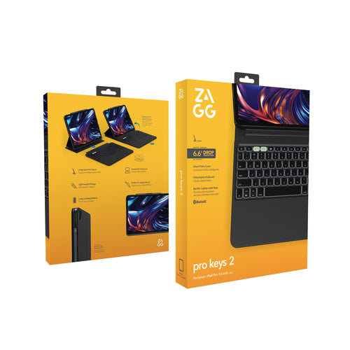 ZAGG Keyboard Pro Keys 2 for Apple iPad Pro 13" (M5/M4) Black