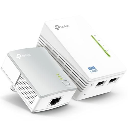 TP-Link TL-WPA4220 KIT AV600 Powerline Kit with N300 WiFi Extender