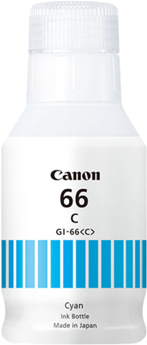 Canon GI66C Cyan MAXIFY MegaTank Ink Bottle PB0212