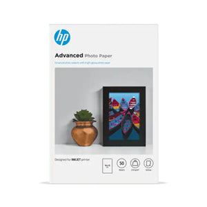 HPJ8534 - HP Advanced 10x15cm Glossy 250gsm Photo Paper - 50 Sheets