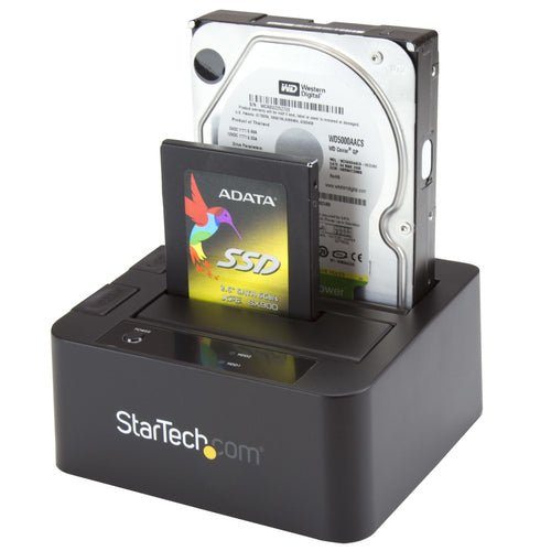 StarTech.com SDOCK2U33EB - USB 3.0/eSATA Dual HDD/SSD Dock w/ UASP