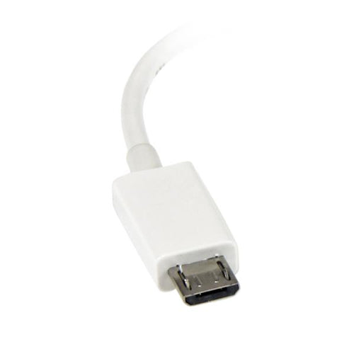 UUSBOTGW - STARTECH.COM 5IN WHITE MICRO USB TO USB OTG HOST ADAPTER M/F LTW