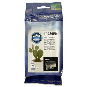 BCK97K - Brother LC436BK Black Ink Cartridge