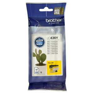 BCK97Y - Brother LC436Y Yellow Ink Cartridge