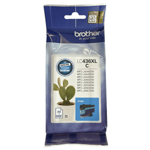 BCK99C - Brother LC436XLC Cyan Ink Cartridge