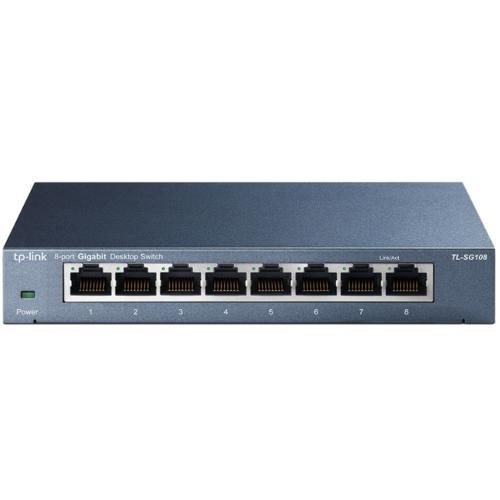 TP-Link TL-SG108 8-Port Gigabit Unmanaged Switch - 1GbE x8 [TL-SG108]