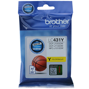 BCK88Y - Brother LC431Y Yellow Ink Cartridge