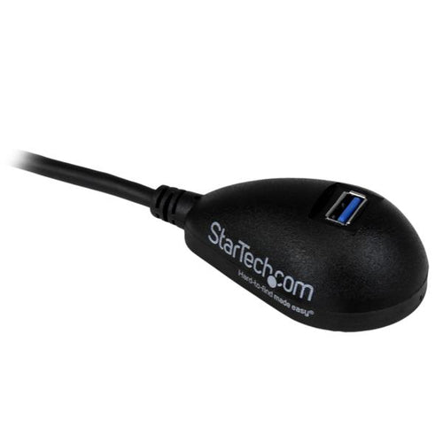 StarTech.com USB3SEXT5DKB - 5ft Black USB 3 Desktop Extension Cable