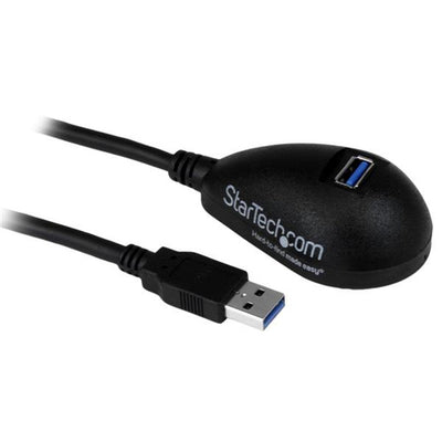 StarTech.com USB3SEXT5DKB - 5ft Black USB 3 Desktop Extension Cable