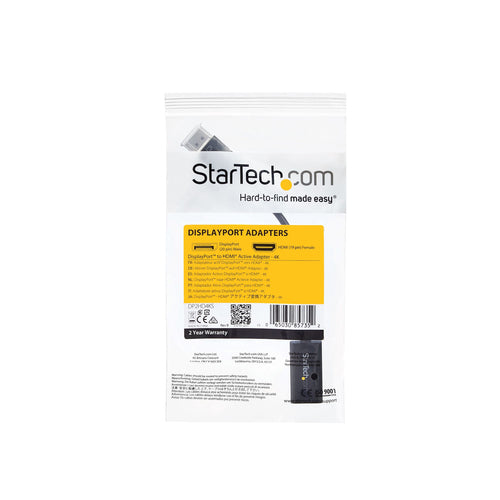 StarTech.com DP2HD4KS - DisplayPort to HDMI 4k Adapter Converter