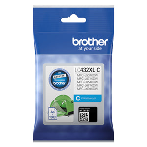 BCK102C - Brother LC432XLC Cyan High Yield Ink Cartridge