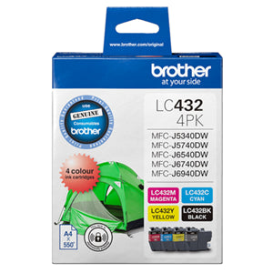 BCK106 - Brother LC4324PKS 4-Pack Ink Cartridge (B/C/M/Y)
