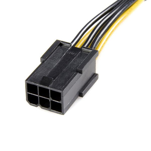 StarTech.com PCIEX68ADAP - PCIe 6 pin to 8 pin Power Adapter Cable.